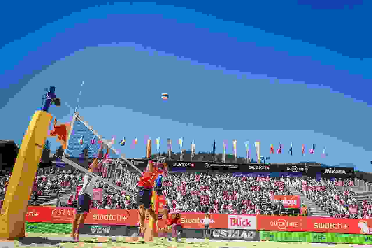 Center Court, Action, Spike, Stimmung, Gstaadion