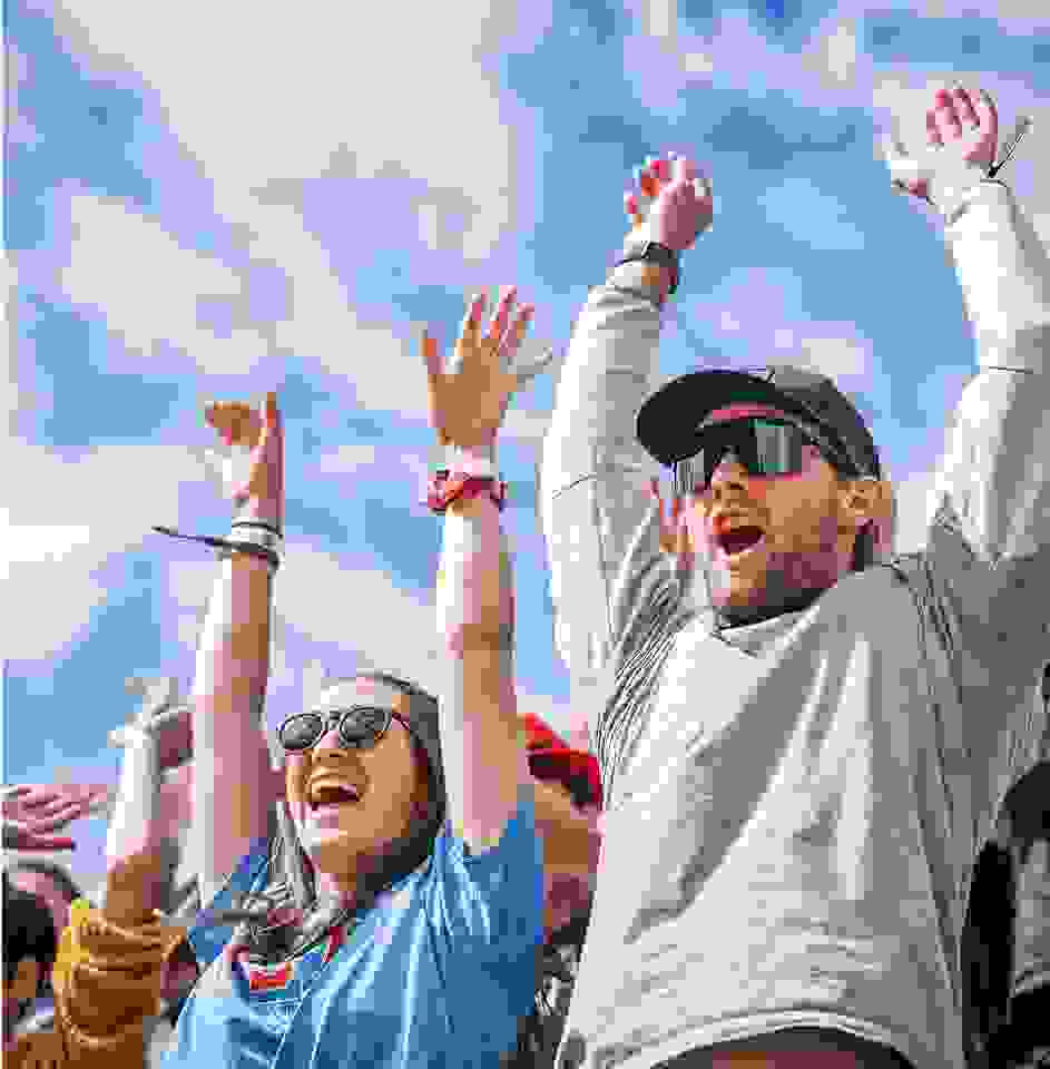 Stimmung Fans, Jubel, Welle, Freude
