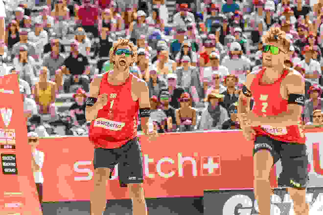 Marco Krattiger und Florian Breer, Action, Jubel