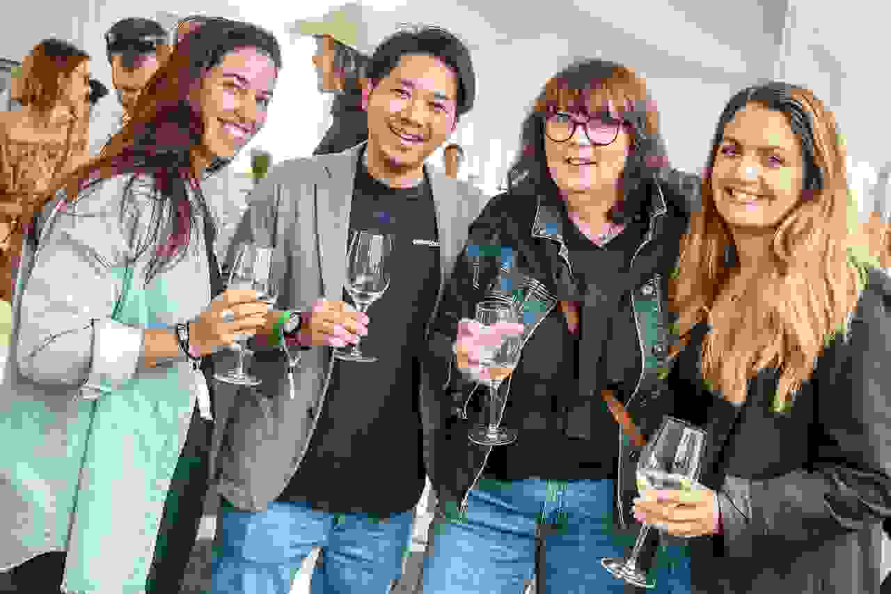 customer event, networking, whine, enjoyment
