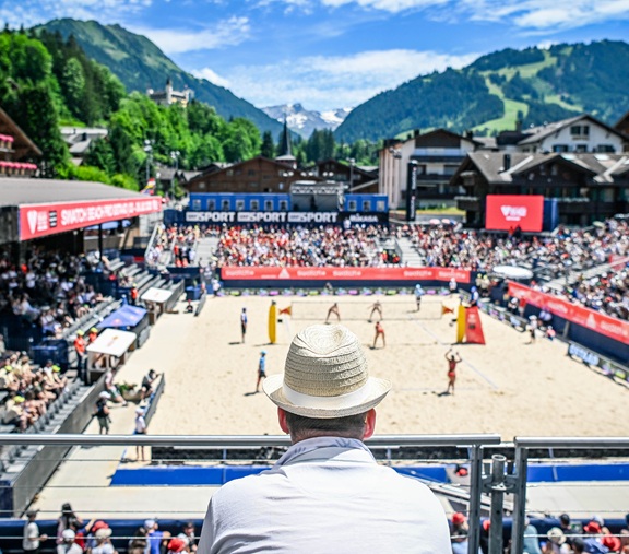 Skylounge, fans atmosphere, view, center court
