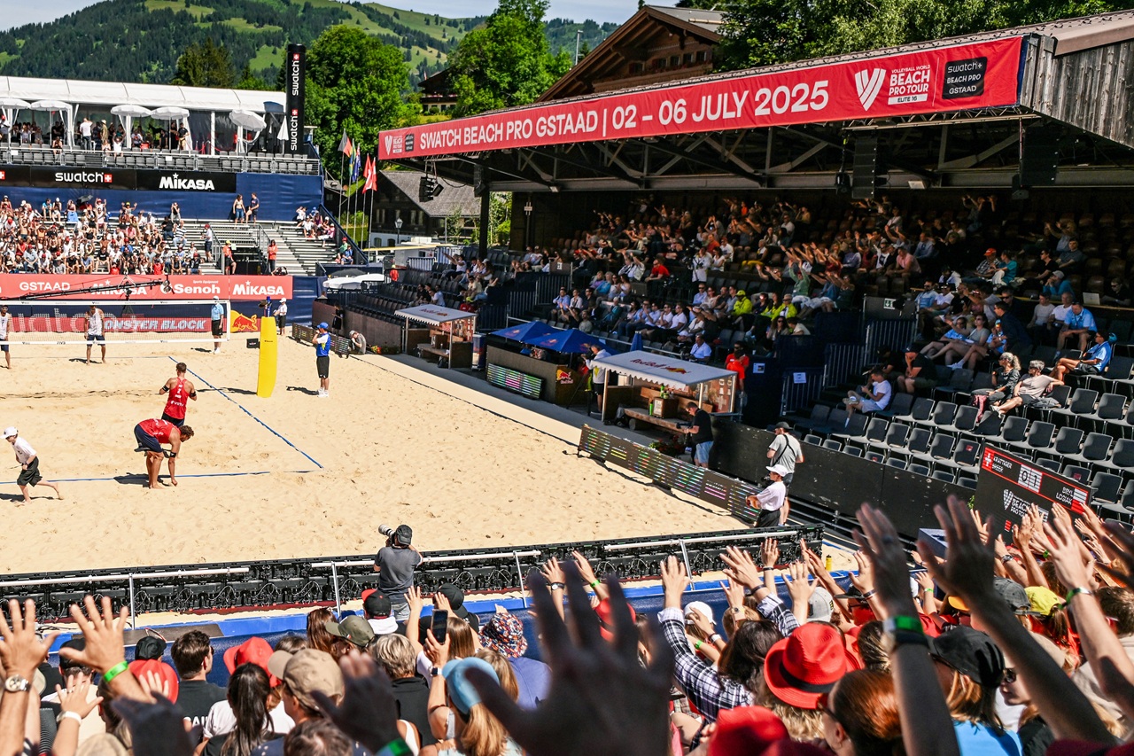 Gedeckte Tribüne, VIP, Stimmung Gstaadion