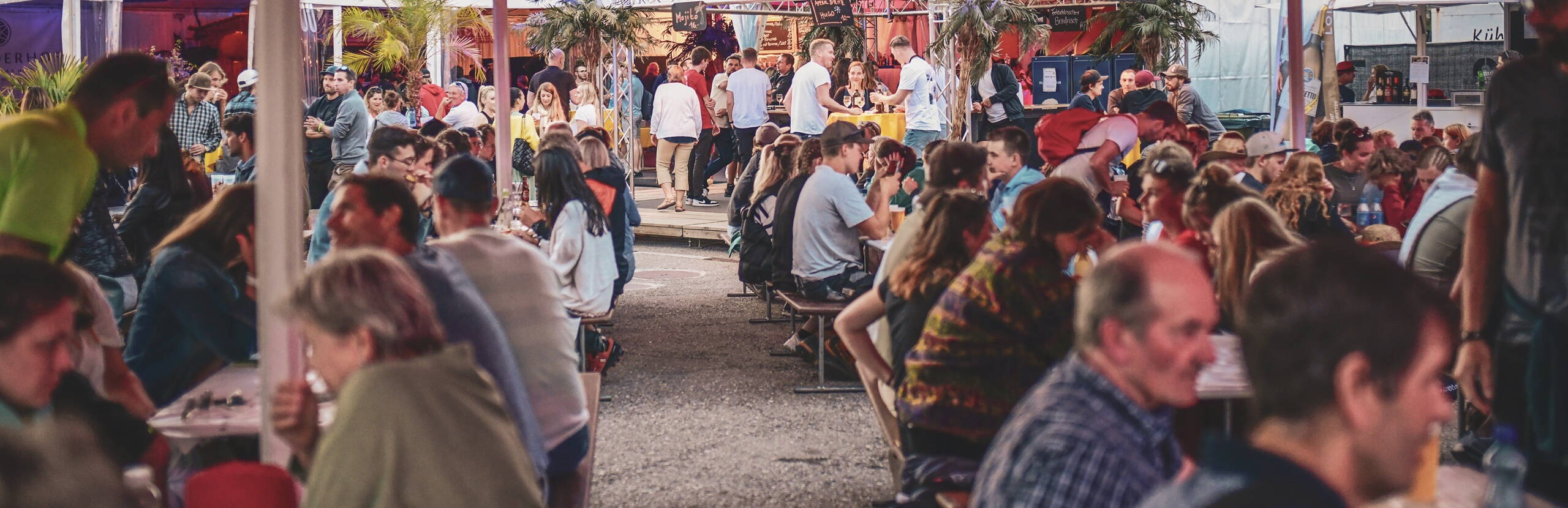 beach village, catering, food