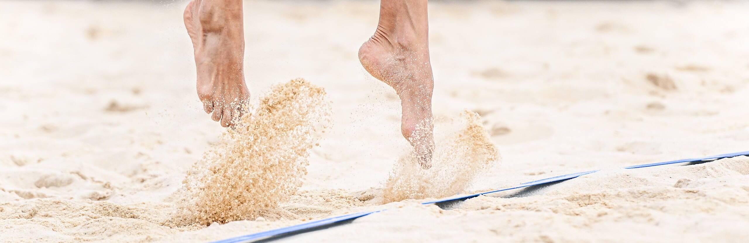 sand, foot, jump